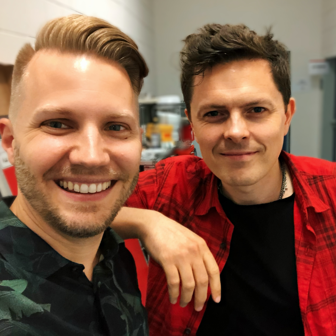 Chris Lass mit Michael Patrick Kelly